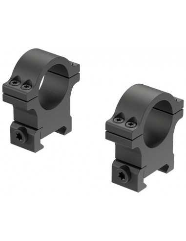 Juego de Anillas LEUPOLD Open Range Cross-Slot 1" [Fijas] - Altas - 180945