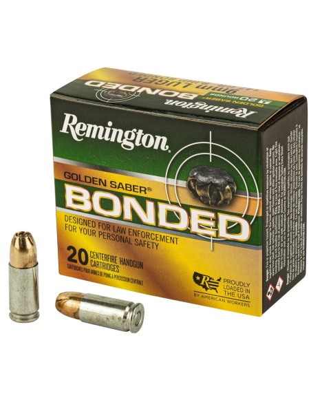 Munición Remington Golden Saber Bonded BJHP - 9mm. - 147 grains - 29343