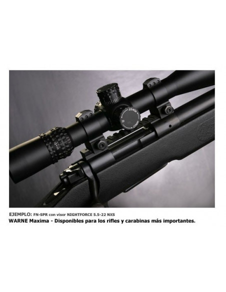 Juego de Anillas WARNE Tactical 1" [Fijas] - Altas