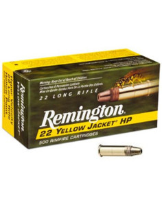Munición REMINGTON .22 LR Yellow Jacket Hiper Velocidad