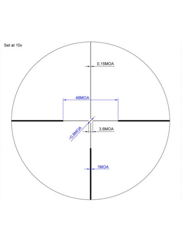 Retícula del visor AVISTAR 2-16x50 R.I.