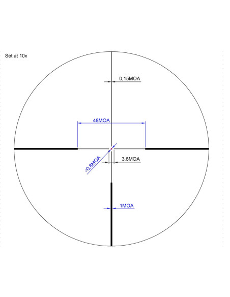 Retícula del visor AVISTAR 2-16x50 R.I.