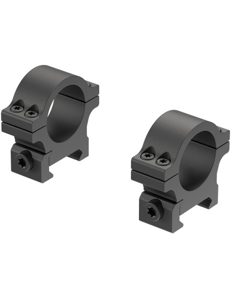 Juego de Anillas LEUPOLD Open Range Cross-Slot 1" [Fijas] - Bajas - 180943