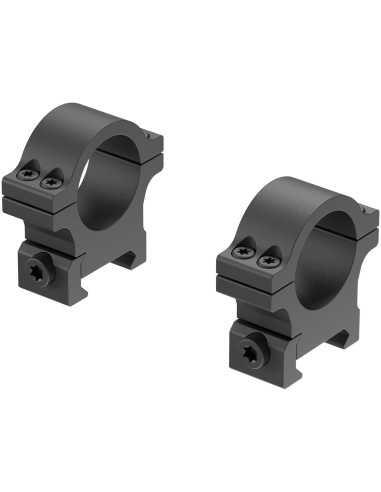 Juego de Anillas LEUPOLD Open Range Cross-Slot 1" [Fijas] - Medianas - 180944