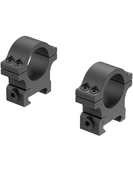 Juego de Anillas LEUPOLD Open Range Cross-Slot 1" [Fijas] - Medianas - 180944