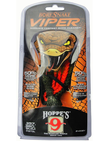 Baqueta textil BORESNAKE VIPER pistola y revólver - calibre .38/.357/.380/9mm. - 24002V