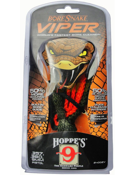 Baqueta textil BORESNAKE VIPER pistola y revólver - calibre .38/.357/.380/9mm. - 24002V