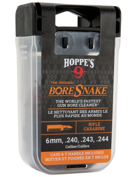 Baqueta textil BORESNAKE DEN rifle - calibre .243/6mm. - 24012D