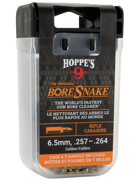 Baqueta textil BORESNAKE DEN rifle - calibre .257-.264/6.5mm. - 24013D