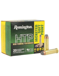 Munición metálica REMINGTON HTP - 44 Rem. Mag. - 240 grains - JSP - 23002