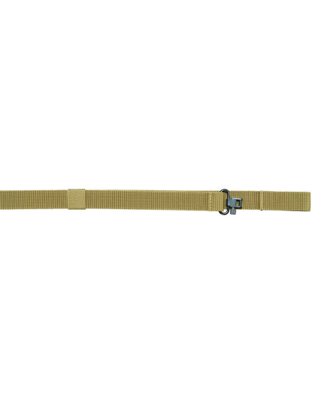 Correa Butler Creek Featherlight Minimalist con anillas portafusil - negra/marrón - 190041
