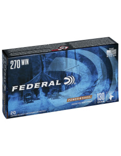 Munición metálica FEDERAL Power-Shok - 270 Win. - 130 grains - SP - 270A 2