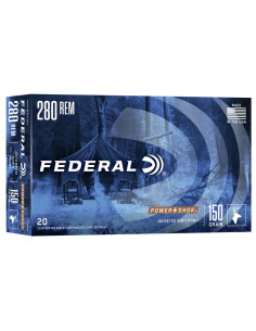 Munición metálica FEDERAL Power-Shok - 280 Rem. - 150 grains - SP - 280B