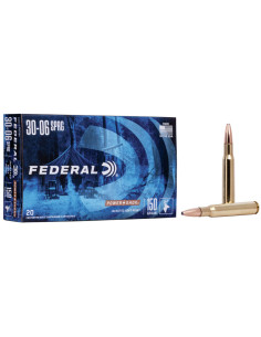 Munición metálica FEDERAL Power-Shok - 30-06 - 150 grains - SP - 3006A