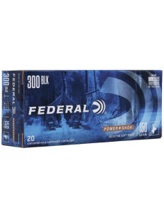 Munición metálica FEDERAL Power-Shok - 300 AAC Blk - 150 grains - SP - 300BLKB 2