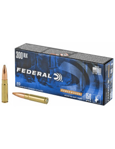 Munición metálica FEDERAL Power-Shok - 300 AAC Blk - 150 grains - SP - 300BLKB