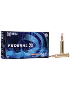 Munición metálica FEDERAL Power-Shok - 300 Win. Mag. - 150 grains - SP - 300WGS