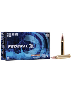 Munición metálica FEDERAL Power-Shok - 300 Win. Mag. - 180 grains - SP - 300WBS