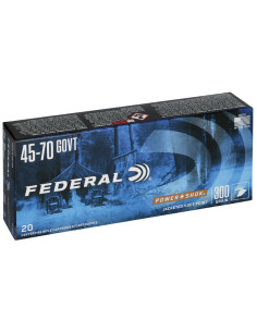 Munición metálica FEDERAL Power-Shok - 45-70 Govt - 300 grains - SP - 4570AS 2