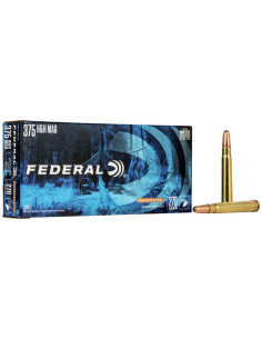 Munición metálica FEDERAL Power-Shok - 375 H&H - 270 grains - SP - 375A