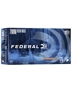 Munición metálica FEDERAL Power-Shok - 7mm. Rem. Mag. - 175 grains - SP - 7RB