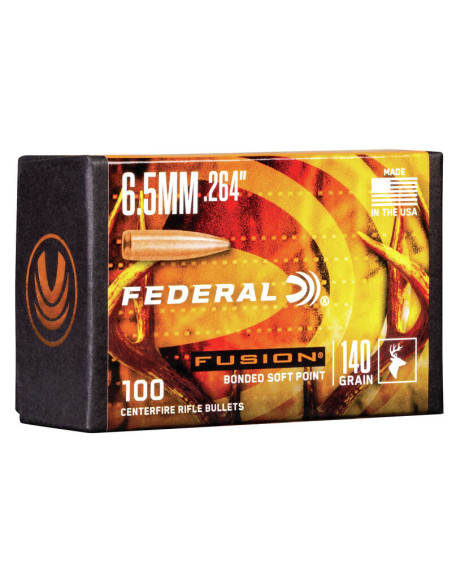 Puntas de bala FEDERAL Fusion - .264" - 140 grains - FB264F2