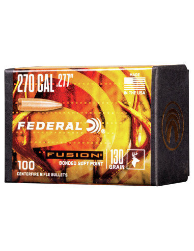 Puntas de bala FEDERAL Fusion - .277" - 130 grains - FB277F2