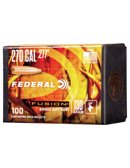 Puntas de bala FEDERAL Fusion - .277" - 130 grains - FB277F2