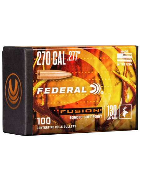 Puntas de bala FEDERAL Fusion - .277" - 130 grains - FB277F2