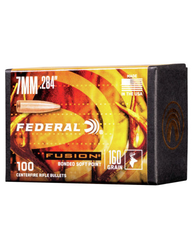 Puntas de bala FEDERAL Fusion - .284" - 160 grains - FB284F3