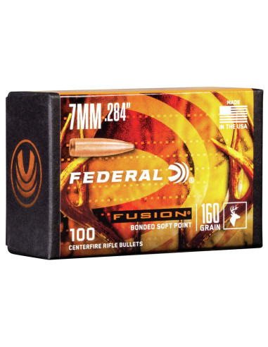 Puntas de bala FEDERAL Fusion - .284" - 160 grains - FB284F3