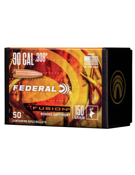 Puntas de bala FEDERAL Fusion - .308" - 150 grains - FB308F1