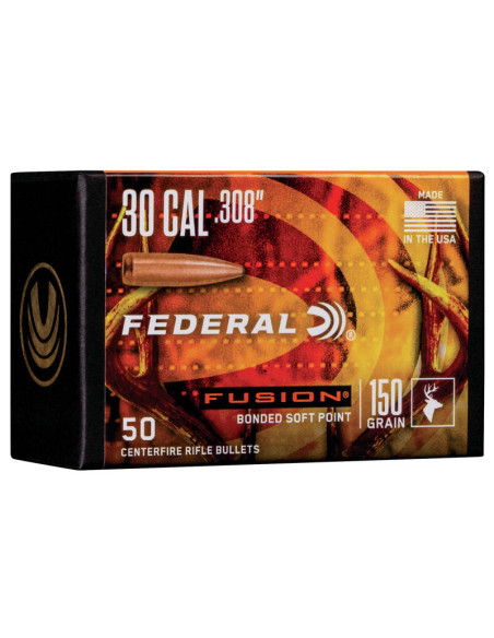 Puntas de bala FEDERAL Fusion - .308" - 150 grains - FB308F1