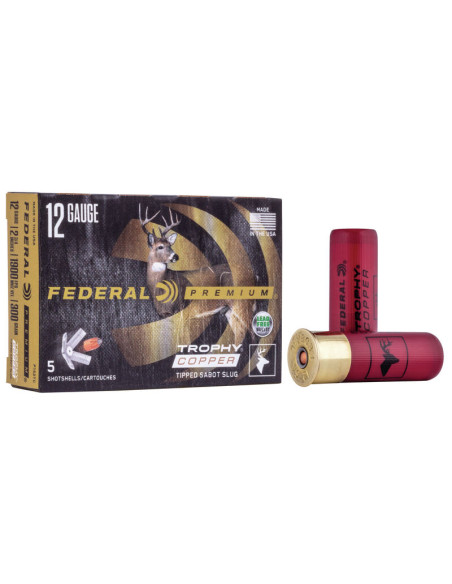 Balas para escopeta 12/70 FEDERAL Trophy Copper Sabot - 300 grains - P152 TC