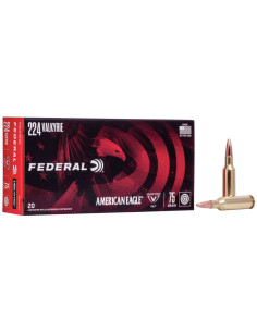 Munición metálica FEDERAL American Eagle - 224 Valkyrie - 75 grains - FMJ - AE224VLK1