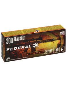 Munición metálica FEDERAL Fusion - 300 AAC Blk - 150 grains - F300BMSR2 2