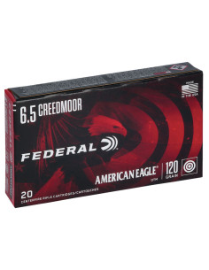 Munición metálica FEDERAL American Eagle - 6.5 Creedmoor - 120 grains - OTM - AE65CRD2