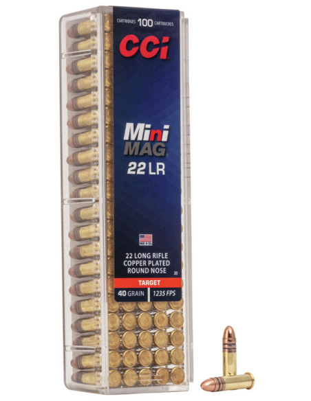 Munición CCI Mini-Mag - .22 LR - 40 grains - CPRN - 30