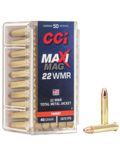 Munición CCI Maxi-Mag - .22 WMR - 40 grains - TMJ - 23