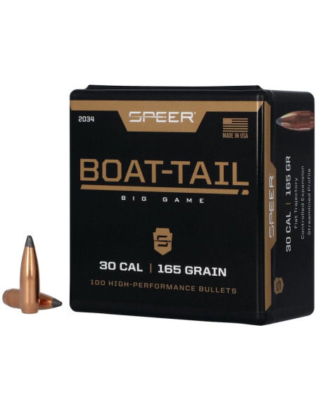 Puntas de bala SPEER Boat-Tail - .308" - 165 grains - 2034