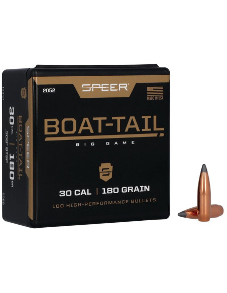 Puntas de bala SPEER Boat-Tail - .308" - 180 grains - 2052