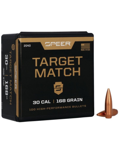 Puntas de bala SPEER Target Match - .308" - 168 grains - 2040