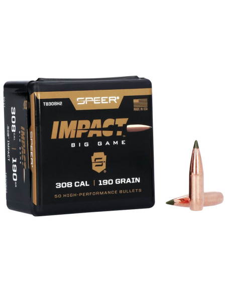 Puntas de bala SPEER Impact - .308" - 190 grains - TB308H2