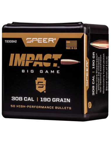 Puntas de bala SPEER Impact - .308" - 190 grains - TB308H2