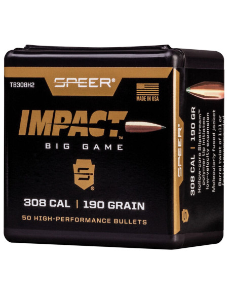 Puntas de bala SPEER Impact - .308" - 190 grains - TB308H2