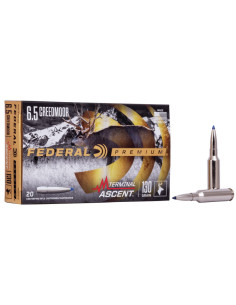 Munición metálica FEDERAL Terminal Ascent - 6.5 Creedmoor - 130 grains - P65CRDTA1