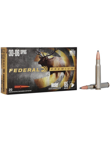 Munición metálica FEDERAL Nosler Partition - 30-06 - 165 grains - P3006AD