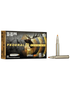 Munición metálica FEDERAL Trophy Bonded Tip - 30-06 - 165 grains - P3006TT2