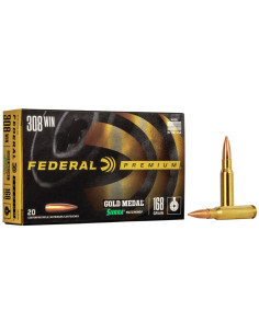 Munición metálica FEDERAL Gold Medal Sierra MatchKing - 308 Win. - 168 grains - GM308M