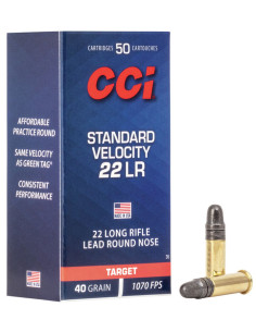 Munición CCI Standard Velocity - .22 LR - 40 grains - LRN - 35EU